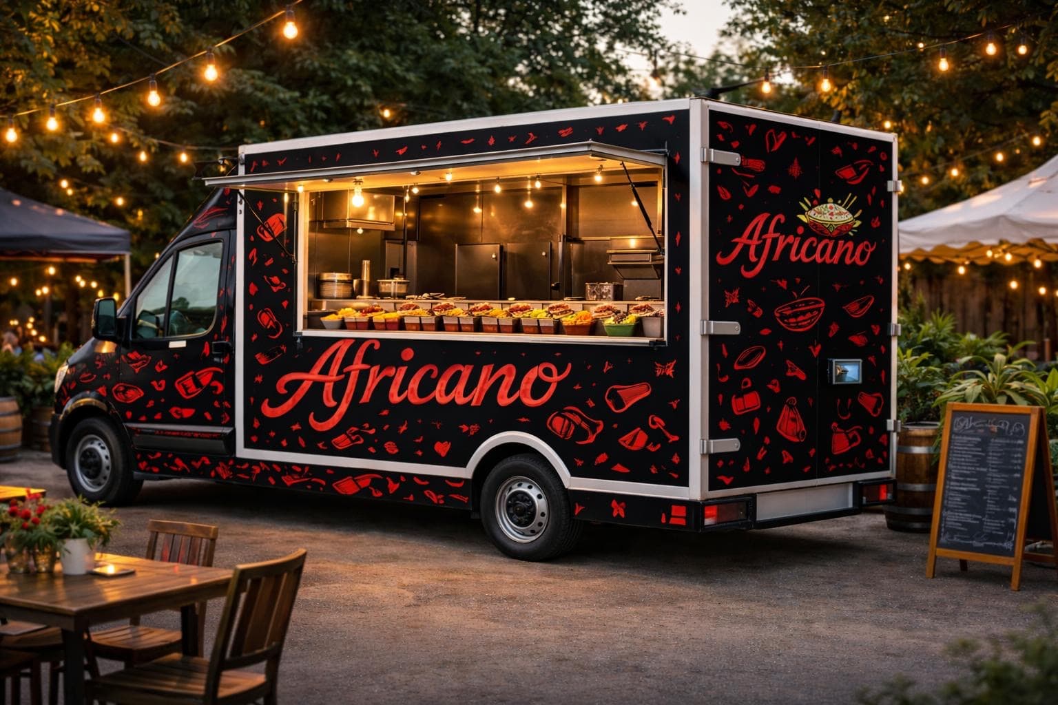 Africano Foodtruck op locatie